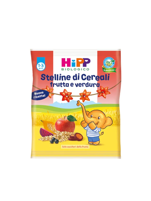 HiPP Stelline cereali bio frutta e verdura 30 g