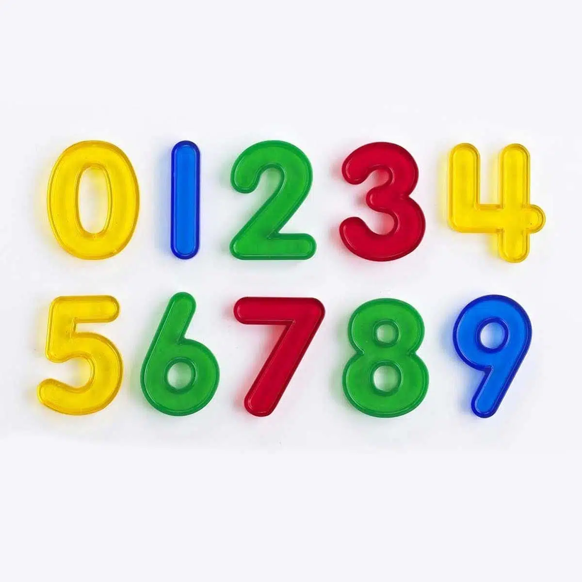 The Dida numeri trasparenti colorati per tavolo luminoso