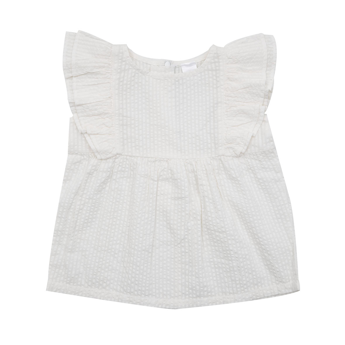 Toys Center Baby Camicetta Giromanica Bimba Bianca con Cerniera