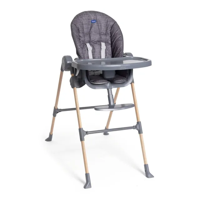 Chicco Polly Essential Coal seggiolone pappa pieghevole