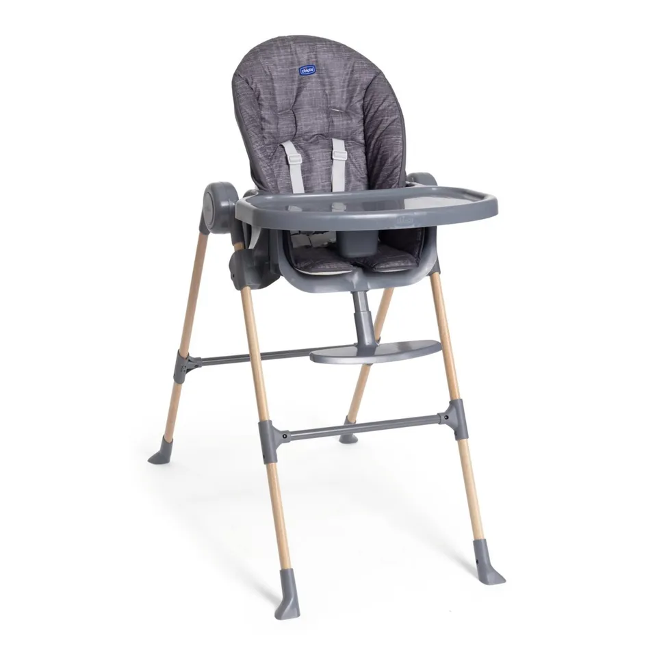 Chicco Polly Essential Coal seggiolone pappa pieghevole