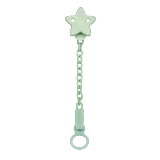 Chicco Clip Universale portaciuccio stella verde bottone e anello