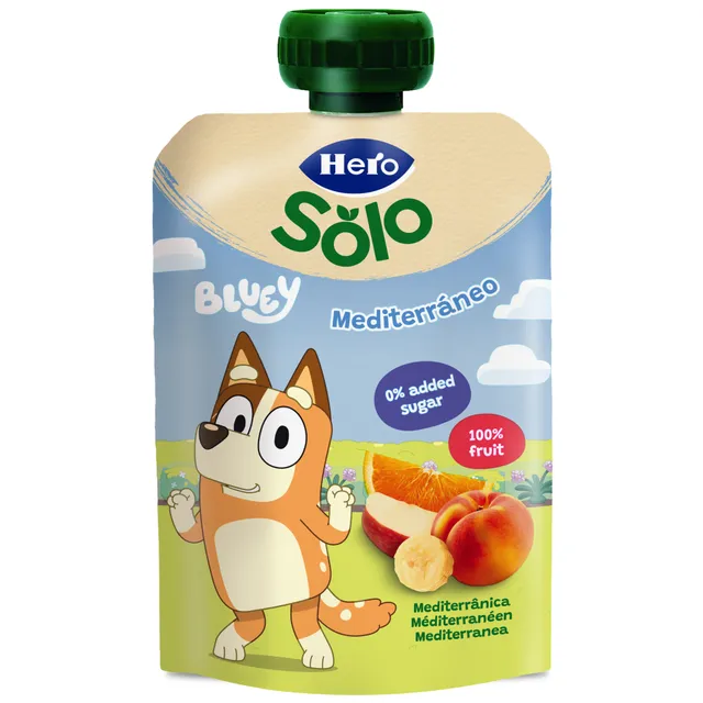 Hero Solo Bluey pouch frutta mela banana 100g 6 mesi