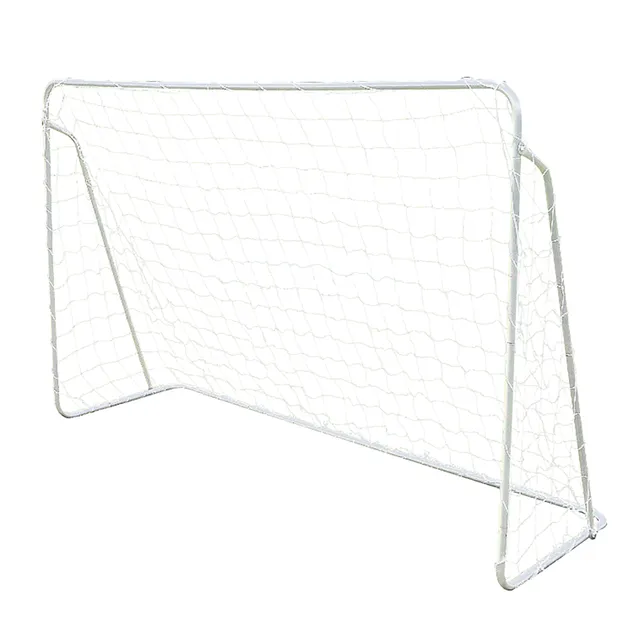 Porta calcio metallo con rete 240x90x150 cm