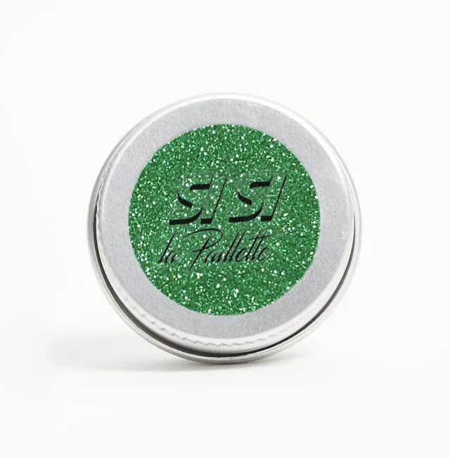 Si Si La Paillette Sparkle Vertes Fines glitter viso verdi