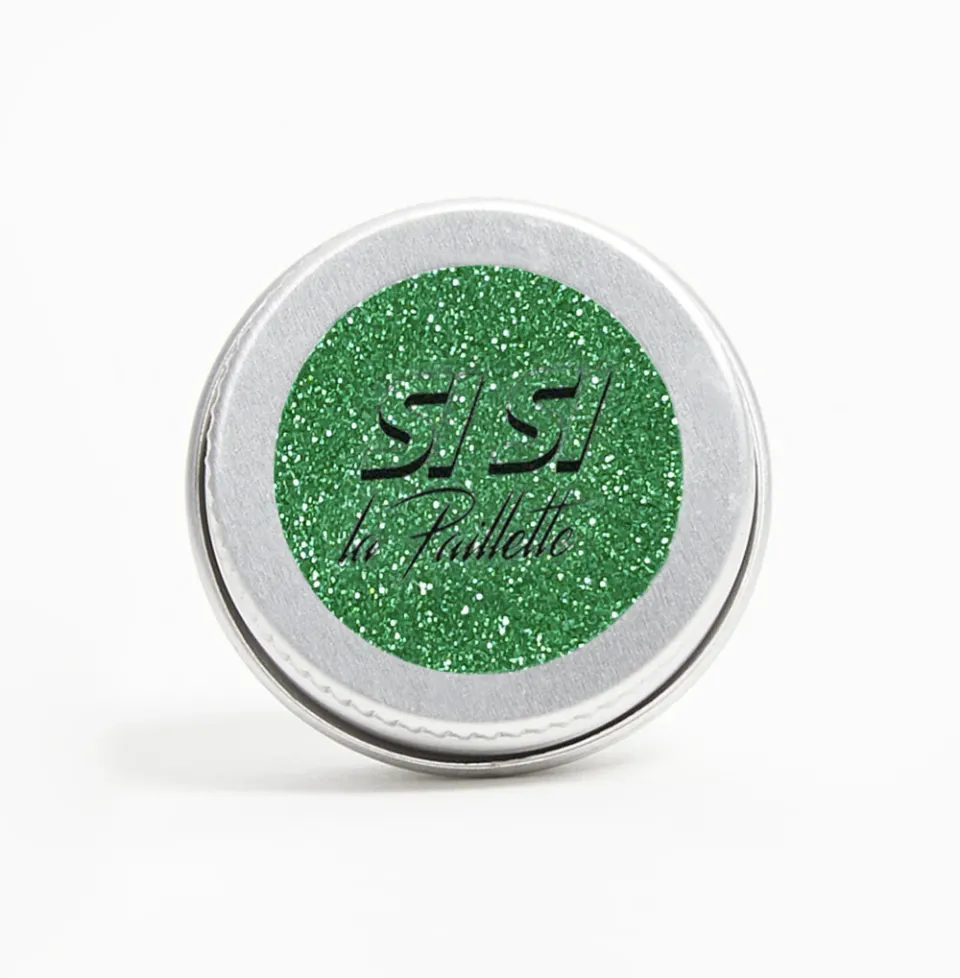 Si Si La Paillette Sparkle Vertes Fines glitter viso verdi