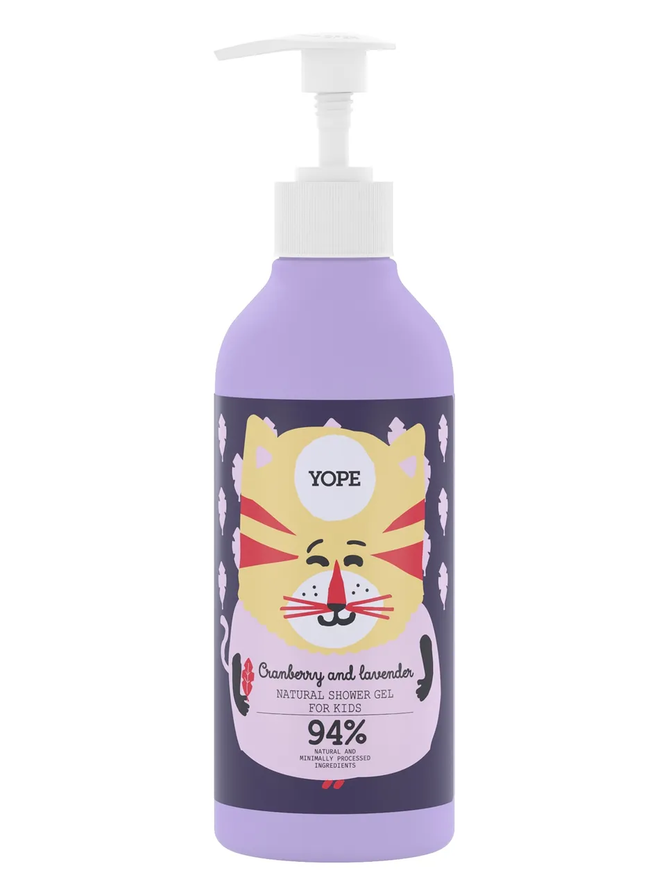 Yope gel doccia bimbi cranberry lavanda pH neutro
