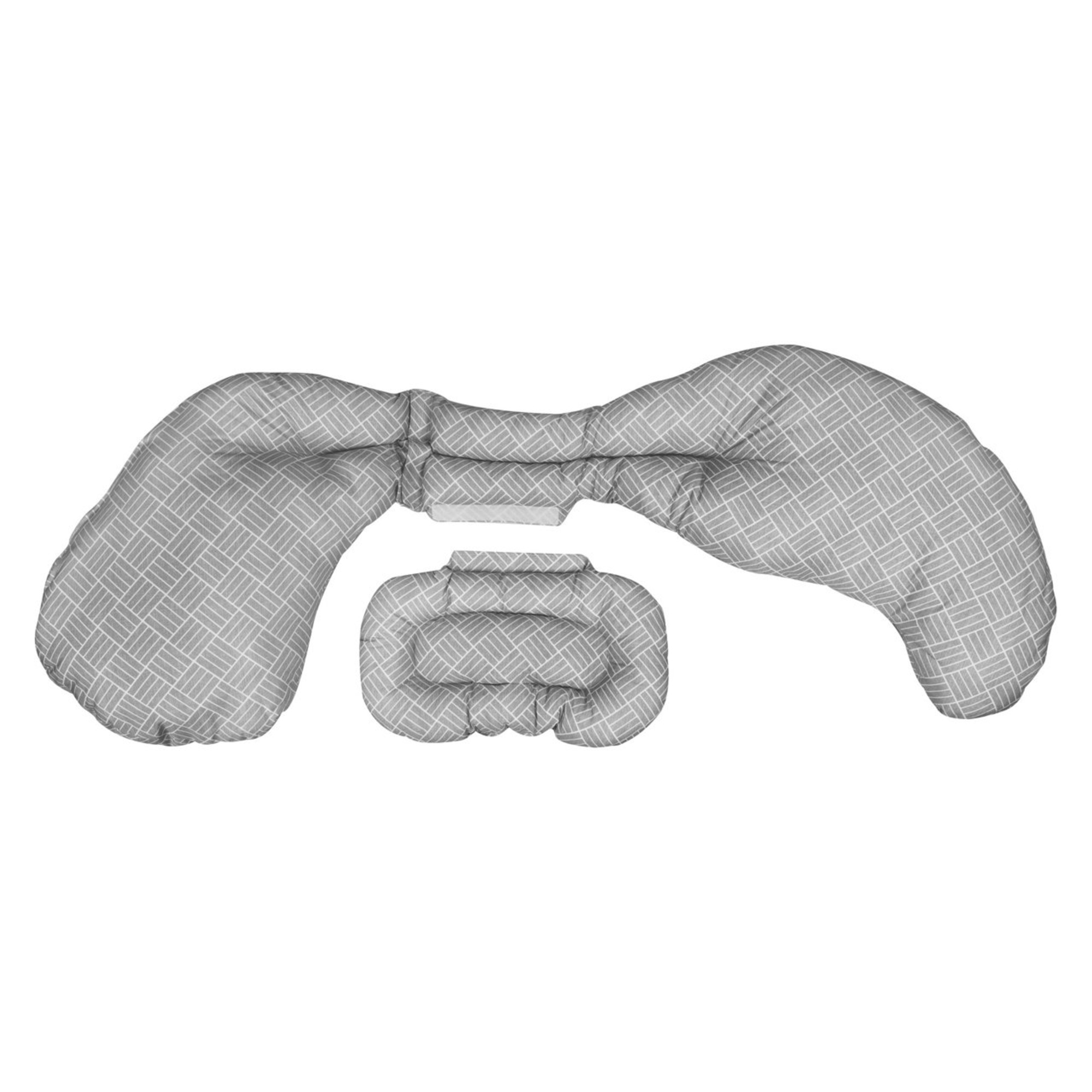 Boppy Custom Fit Total Body cuscino gravidanza grigio
