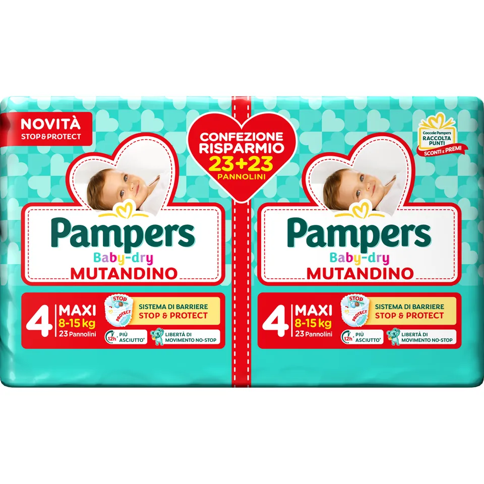 Pampers Progressi Mutandina Taglia 4 38 Pezzi Elastica