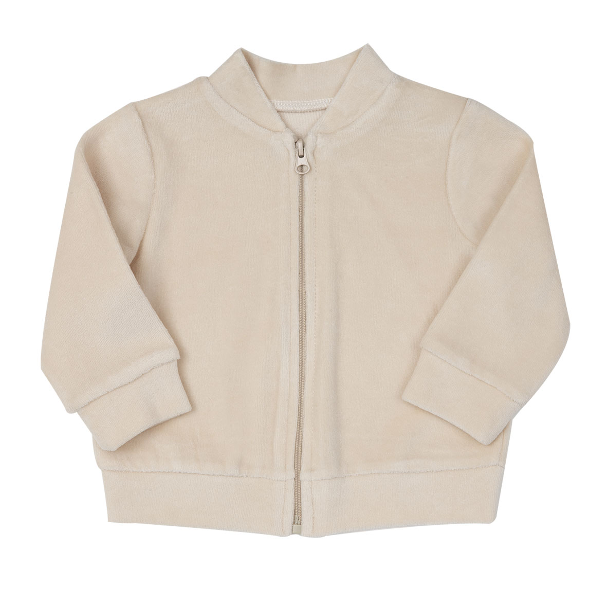 Mawi cardigan ciniglia zip beige dinosauro bimbo