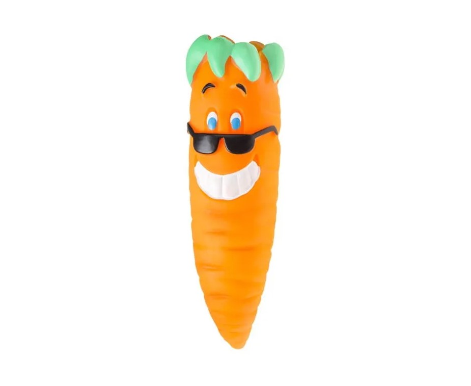Profibaby Carota giocattolo per cani squittente senza ftalati