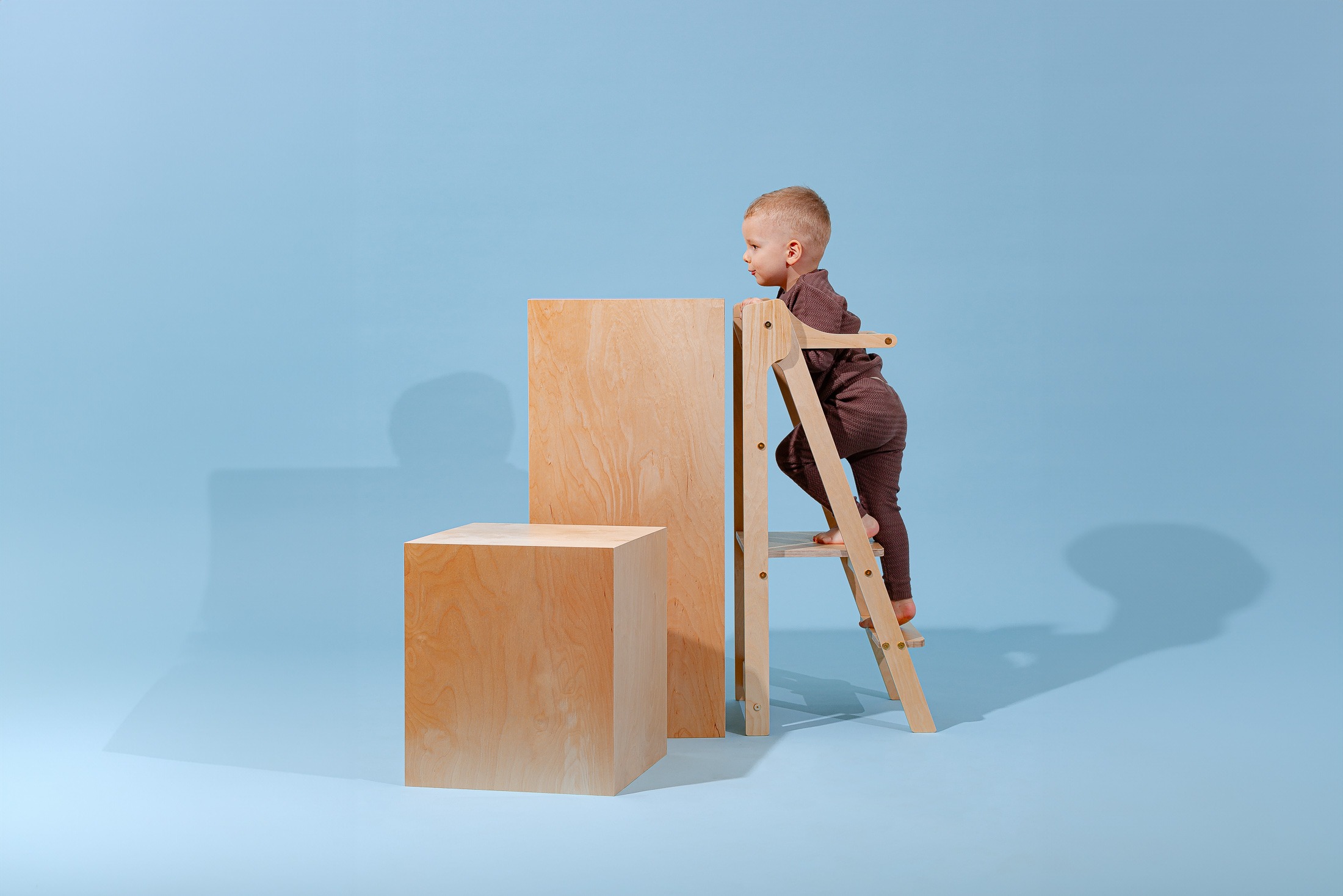 The Dida Torre di Apprendimento Montessori Pieghevole Legno