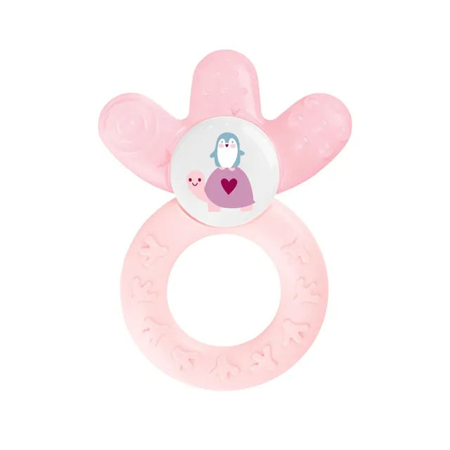 MAM Cooler dentaruolo rinfrescante rosa 4+ mesi