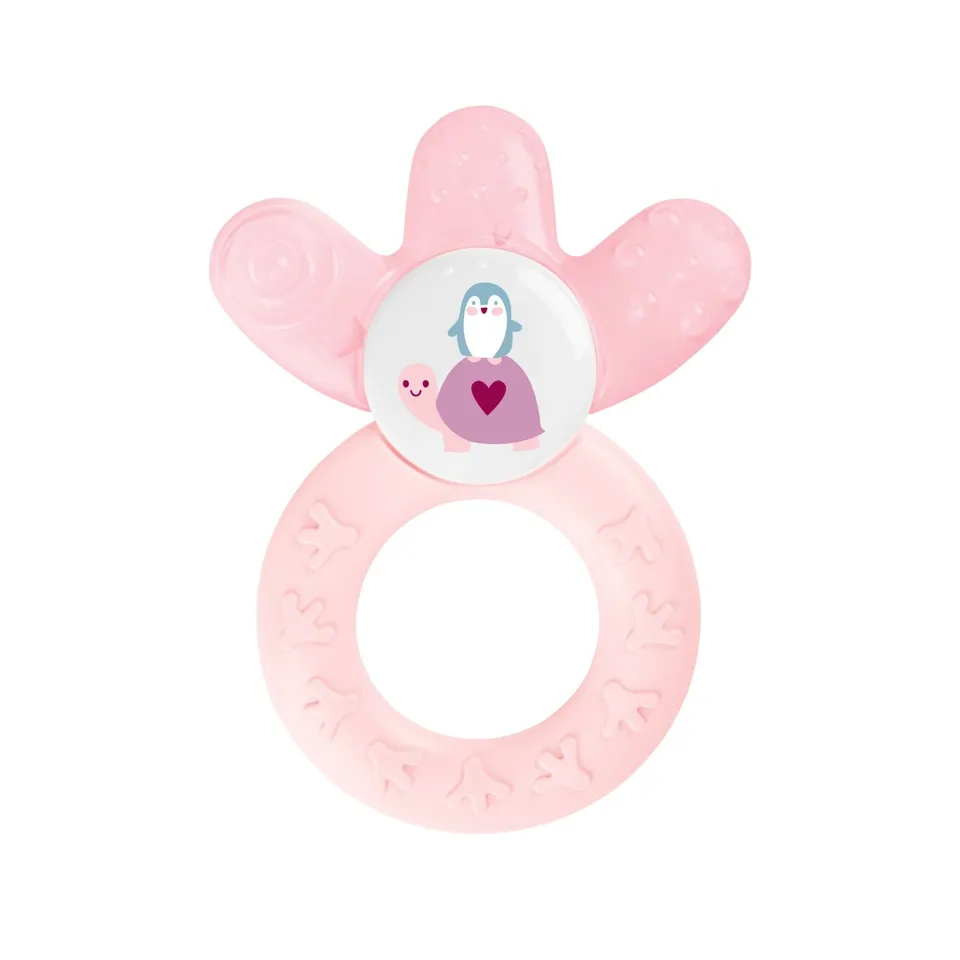 MAM Cooler dentaruolo rinfrescante rosa 4+ mesi