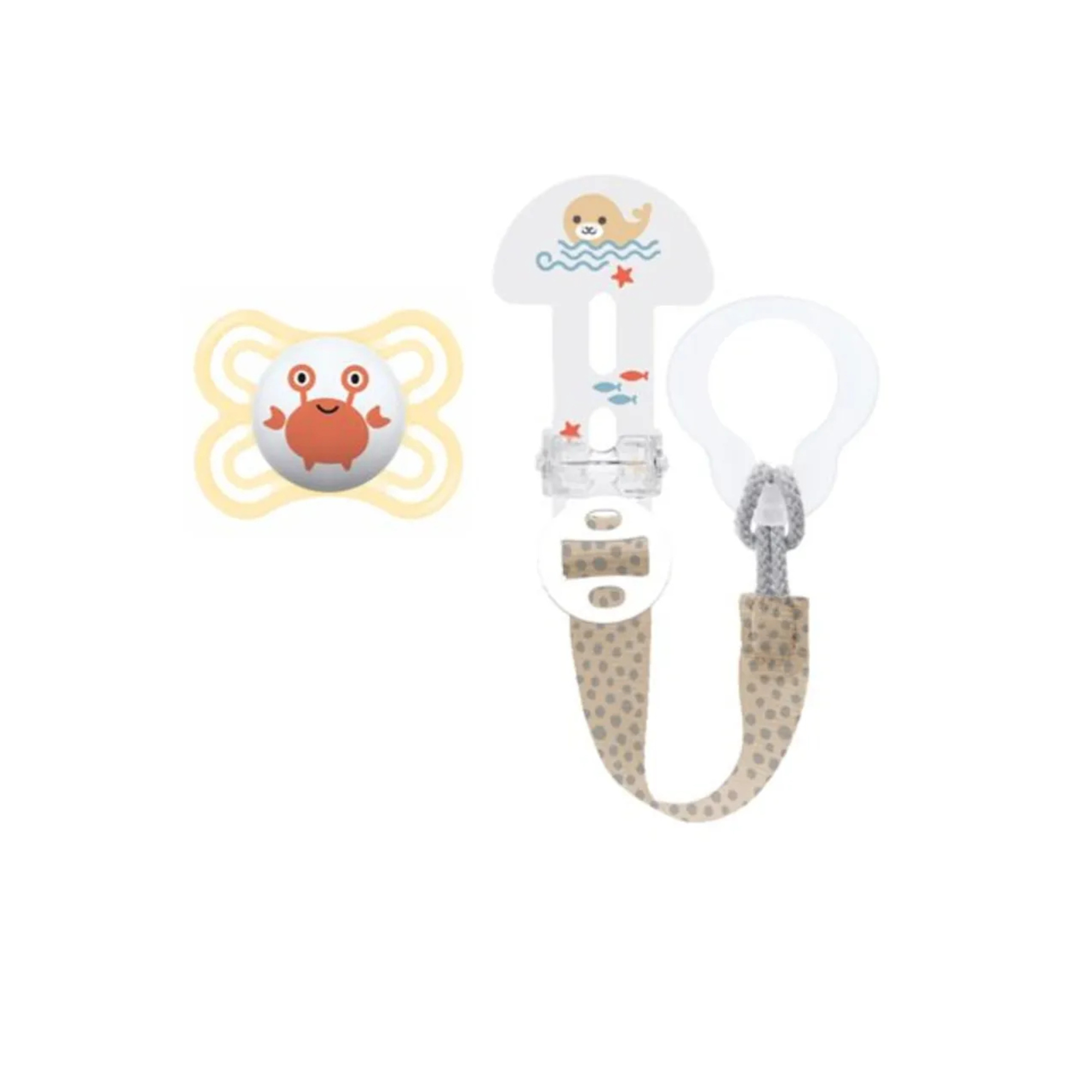 MAM Perfect succhietto 2-6 mesi + Clip It assortiti