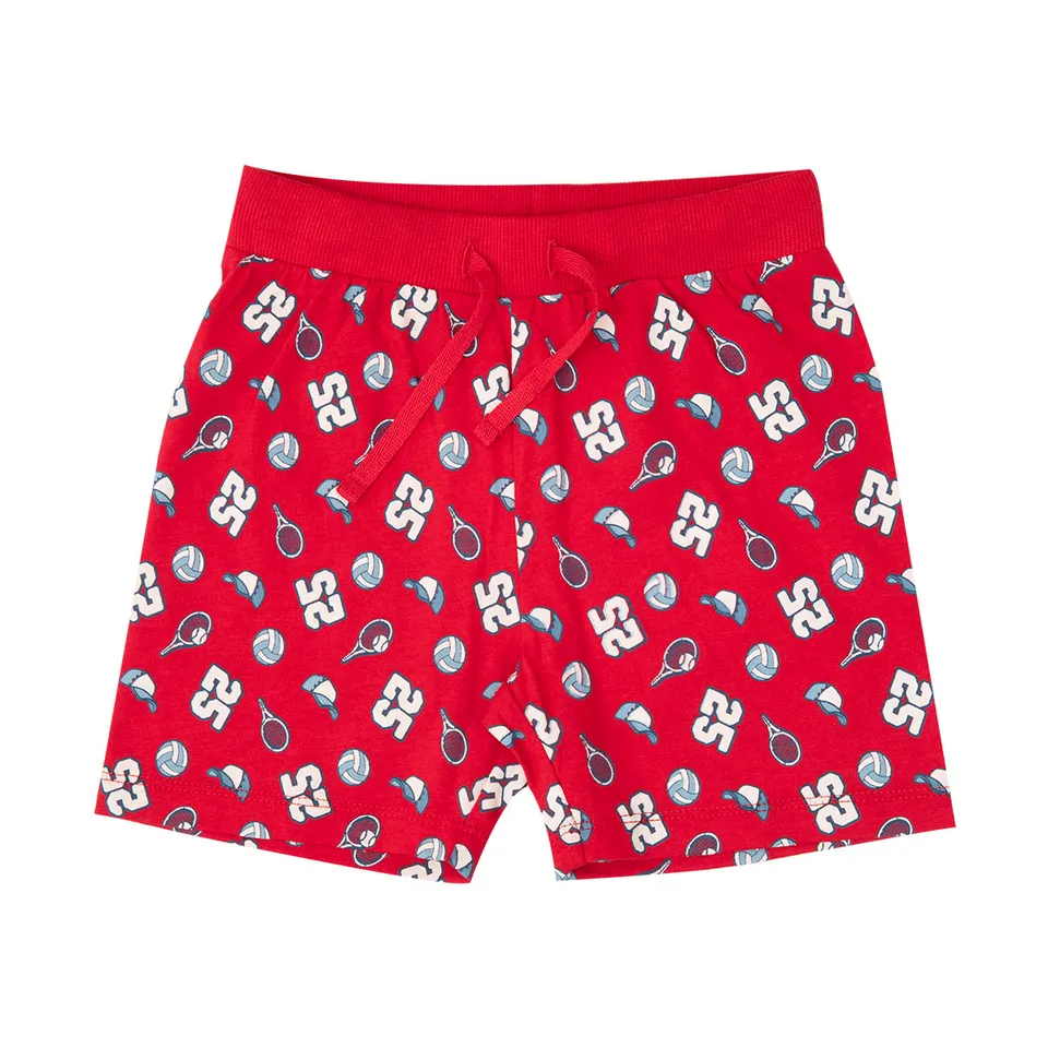 Toys Center Baby Bermuda Bimbo Rosso Baseball Jersey