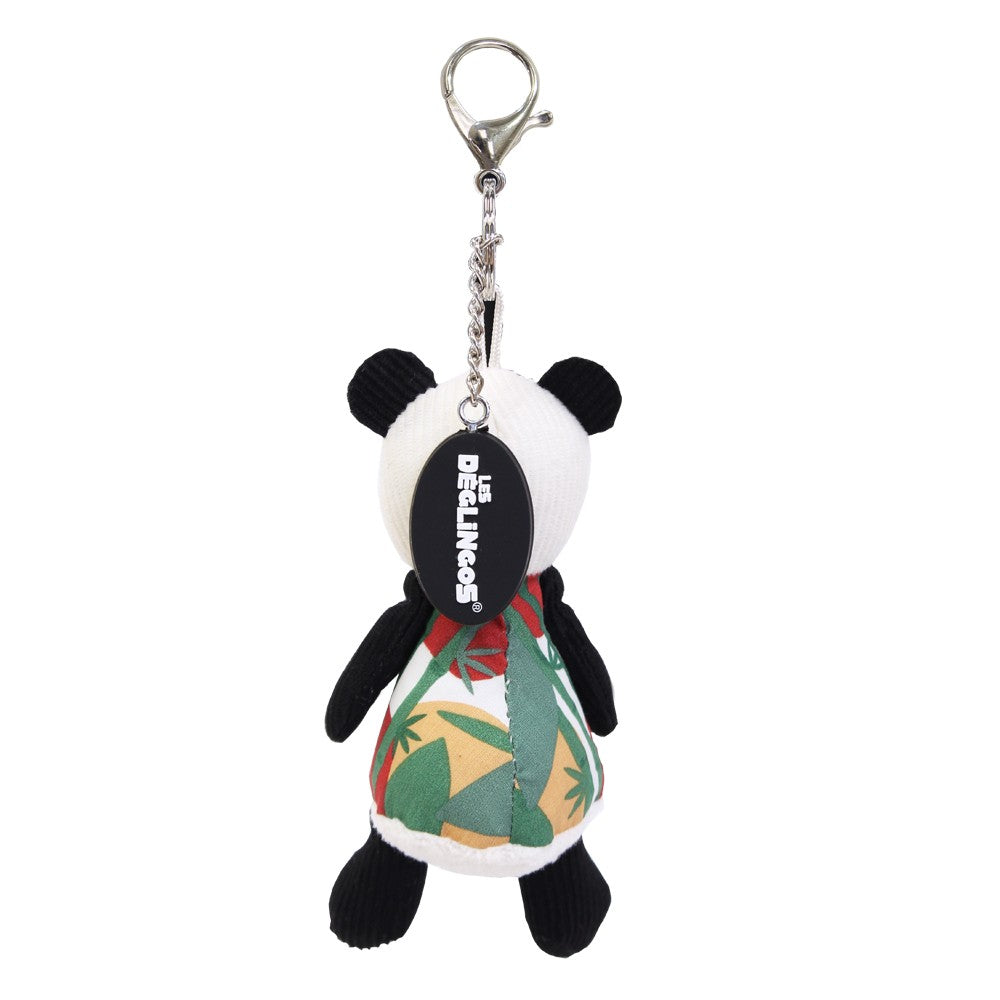 Les Déglingos Rototos Portachiavi Panda Peluche Grigio