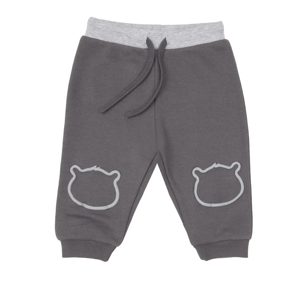 Toys Center Baby pantalone felpato bimbo grigio scuro elastico