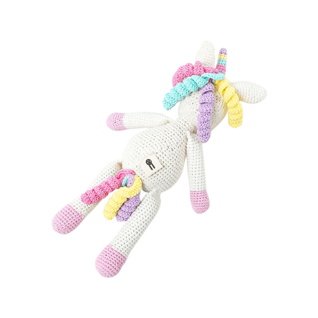 Piccoli Toys Valentina Peluche Uncinetto Unicorno Cotone