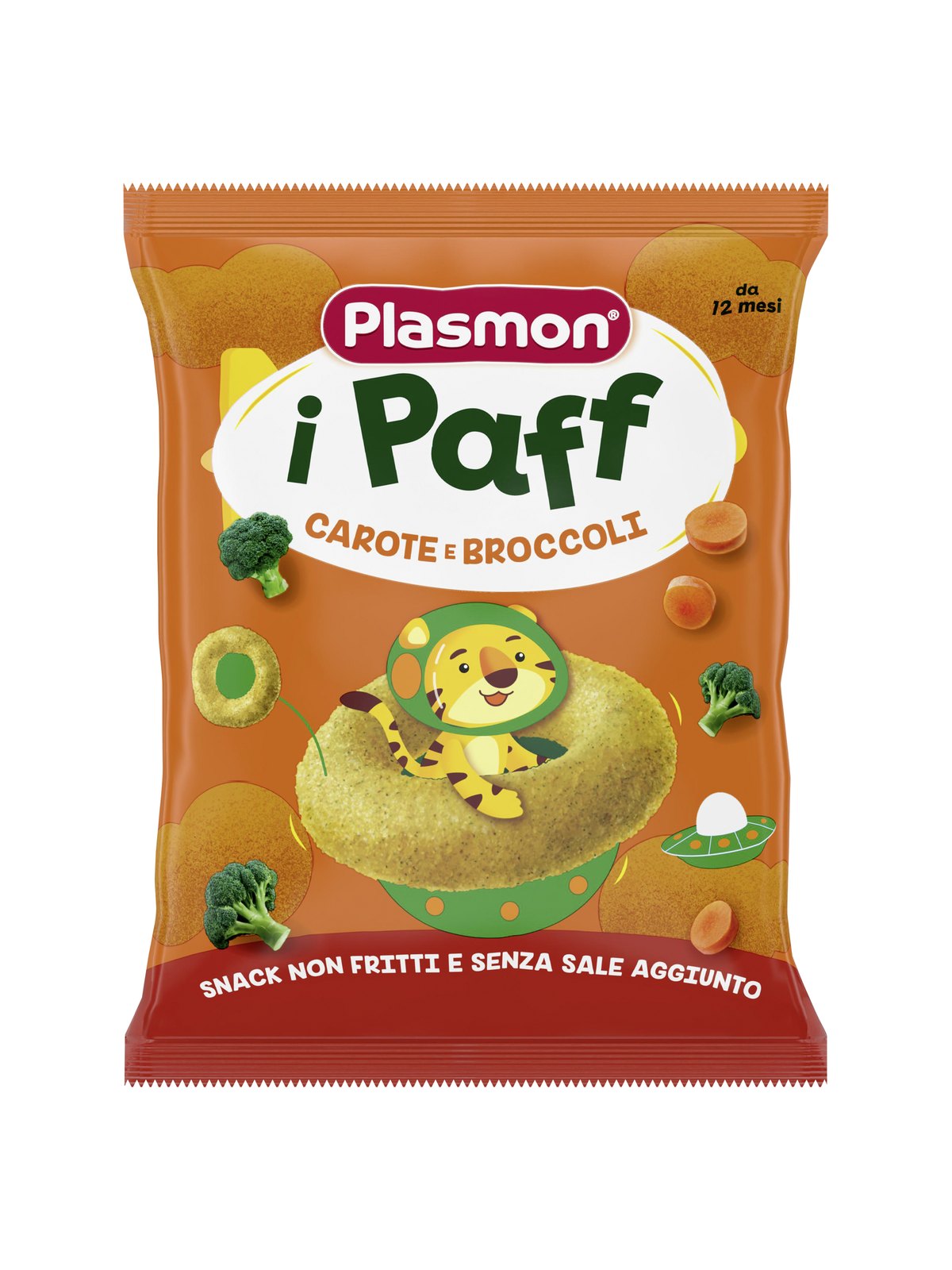 Plasmon Paff snack carote e broccoli per bambini