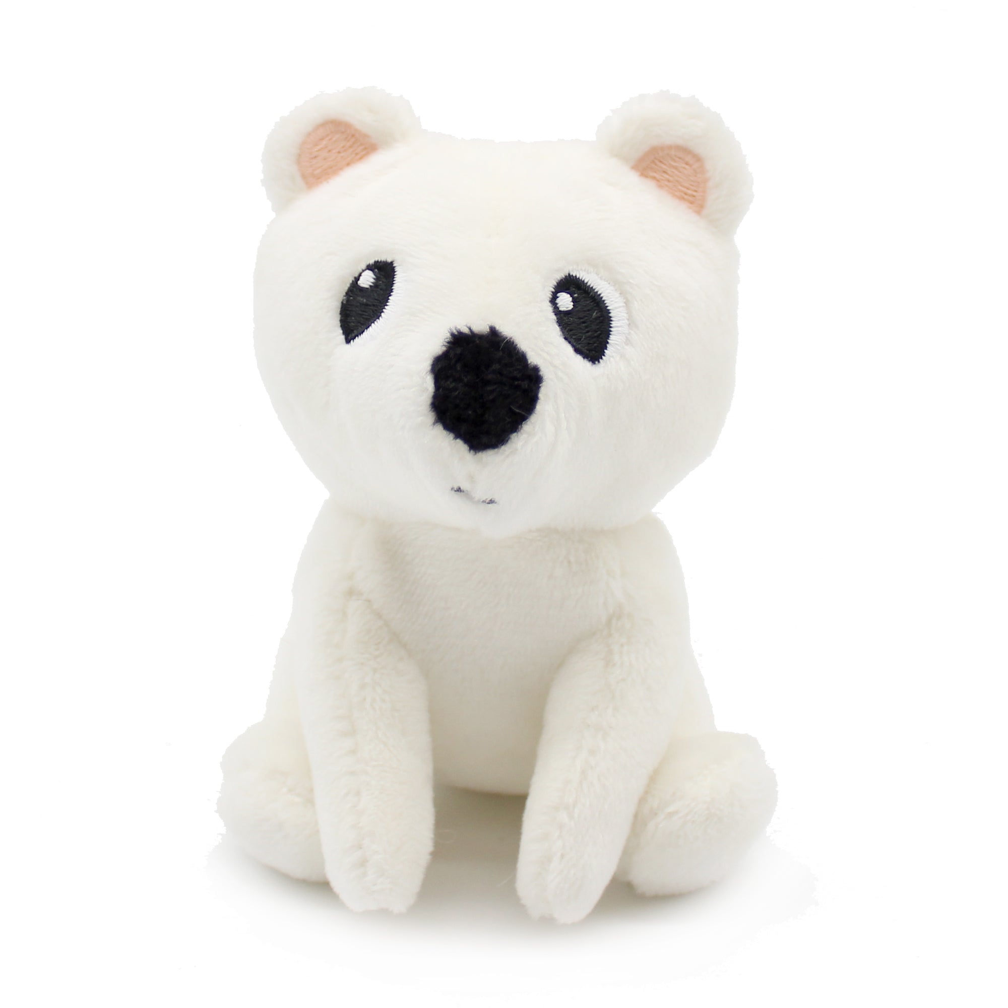 Les Deglingos Ptipotos Grobidou peluche orso bianco 31 cm