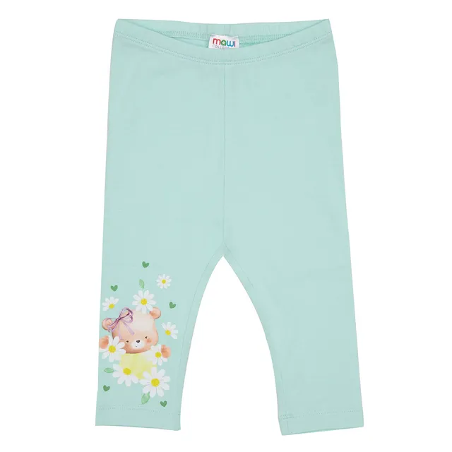 Toys Center Baby Orsetto leggings bimba verde acqua