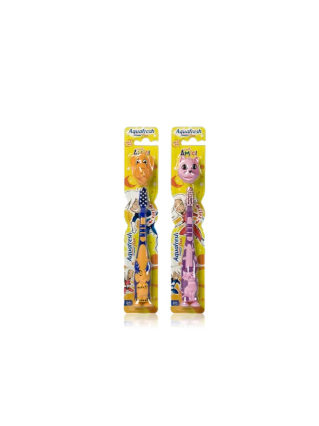 Spazzolino bambini 3-5 anni denti da latte colori assortiti