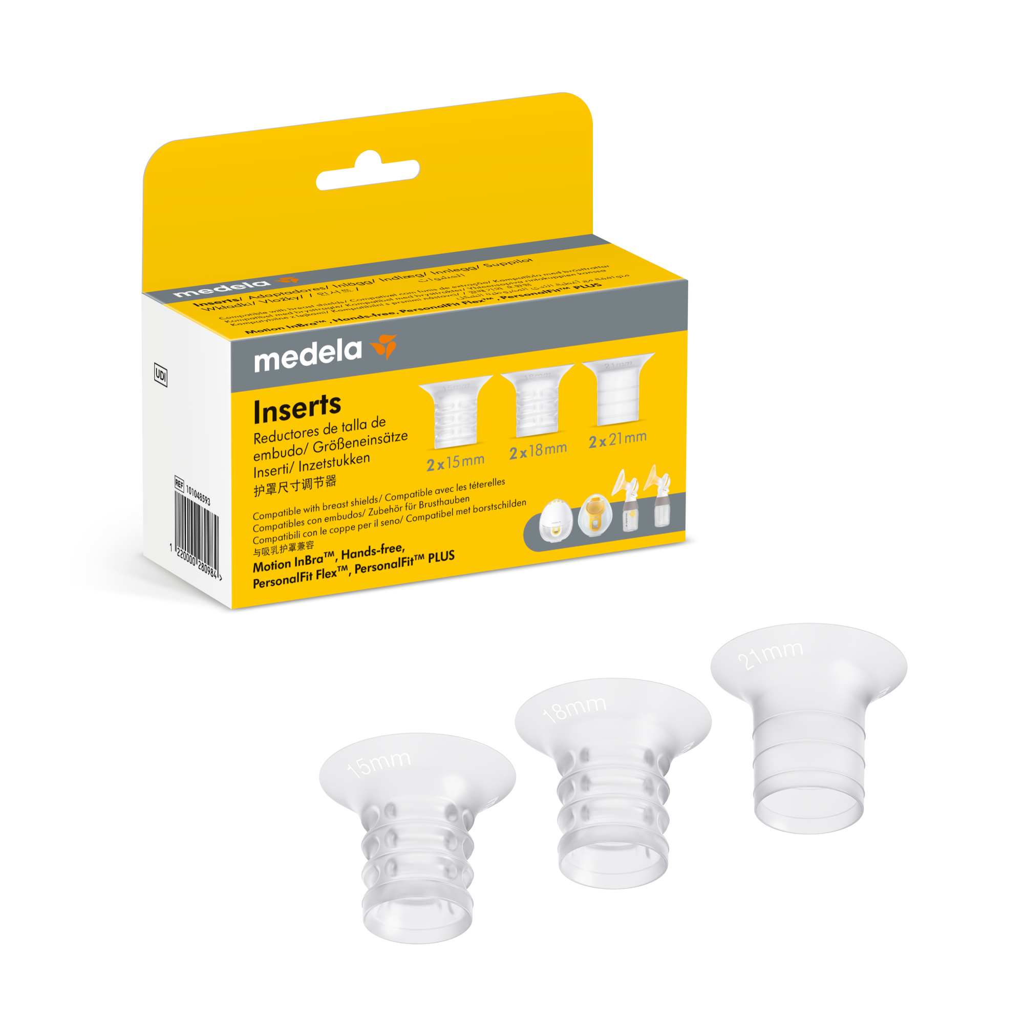 Medela inserti silicone tiralatte comfort