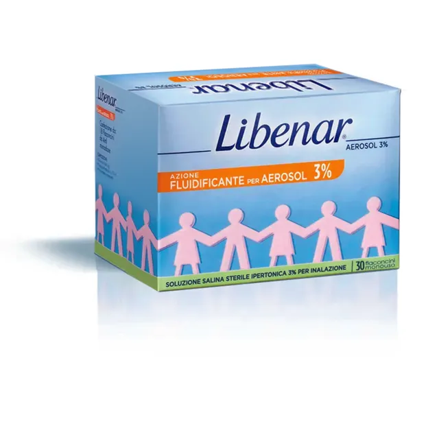 Libenar soluzione ipertonica 3% fiale aerosol 30 fiale sterili