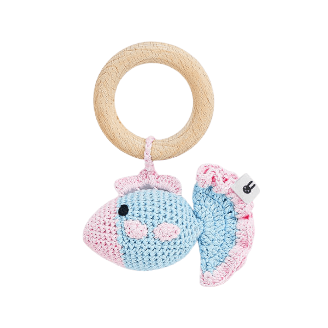 The Dida Lucrecia sonaglio uncinetto pesce cotone