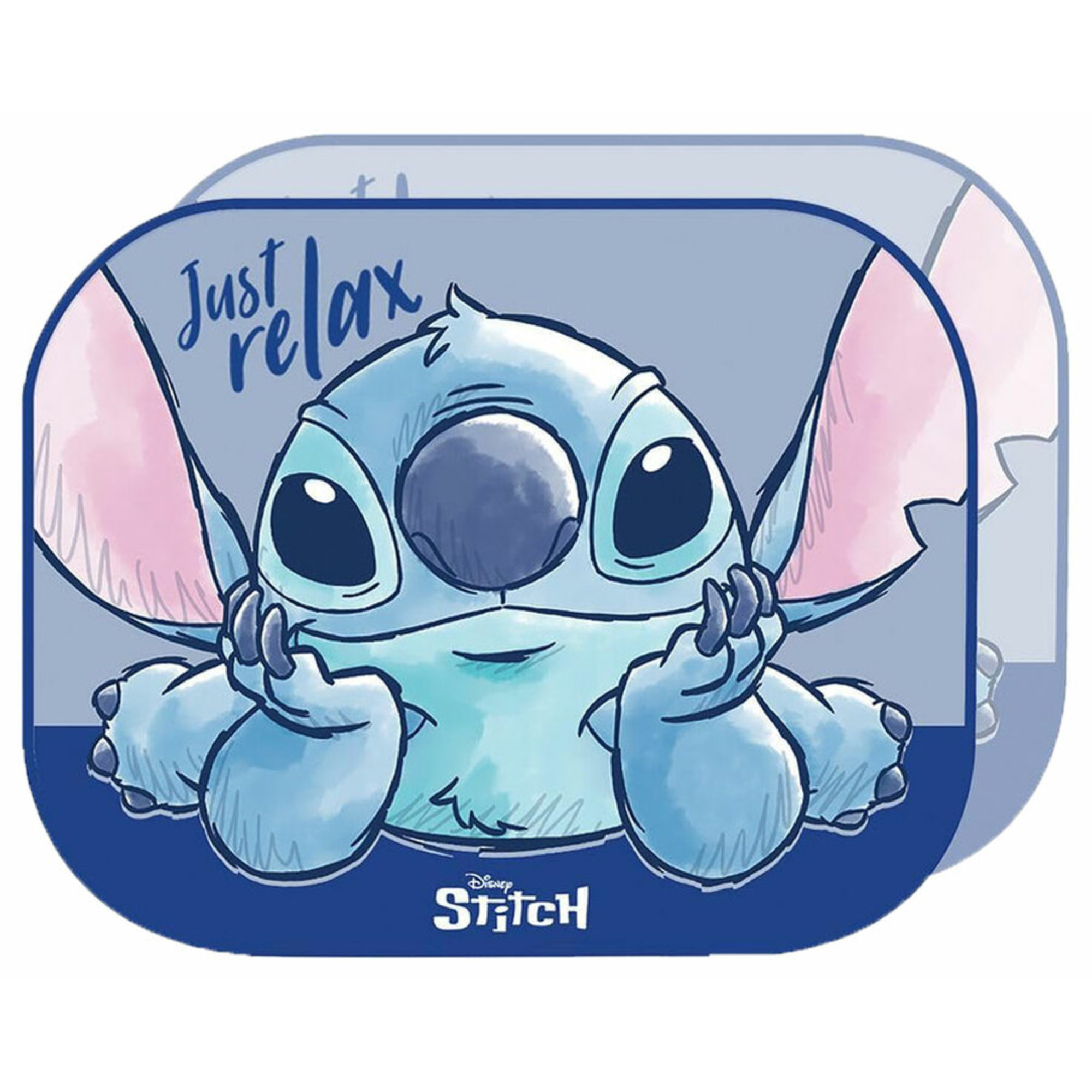 Disney Stitch Tendina parasole auto con ventosa 44x35 cm