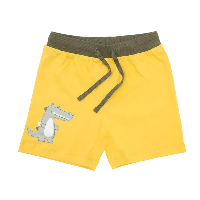 Toys Center Baby Short Jersey Bimbo Dino Giallo Verde Elastico