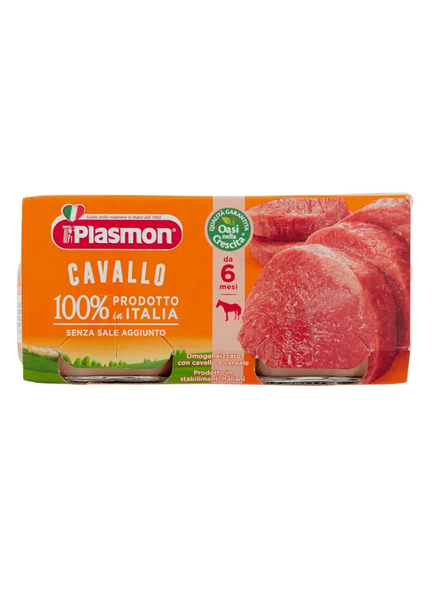 Plasmon omogeneizzato cavallo 2x80 g dai 4 mesi