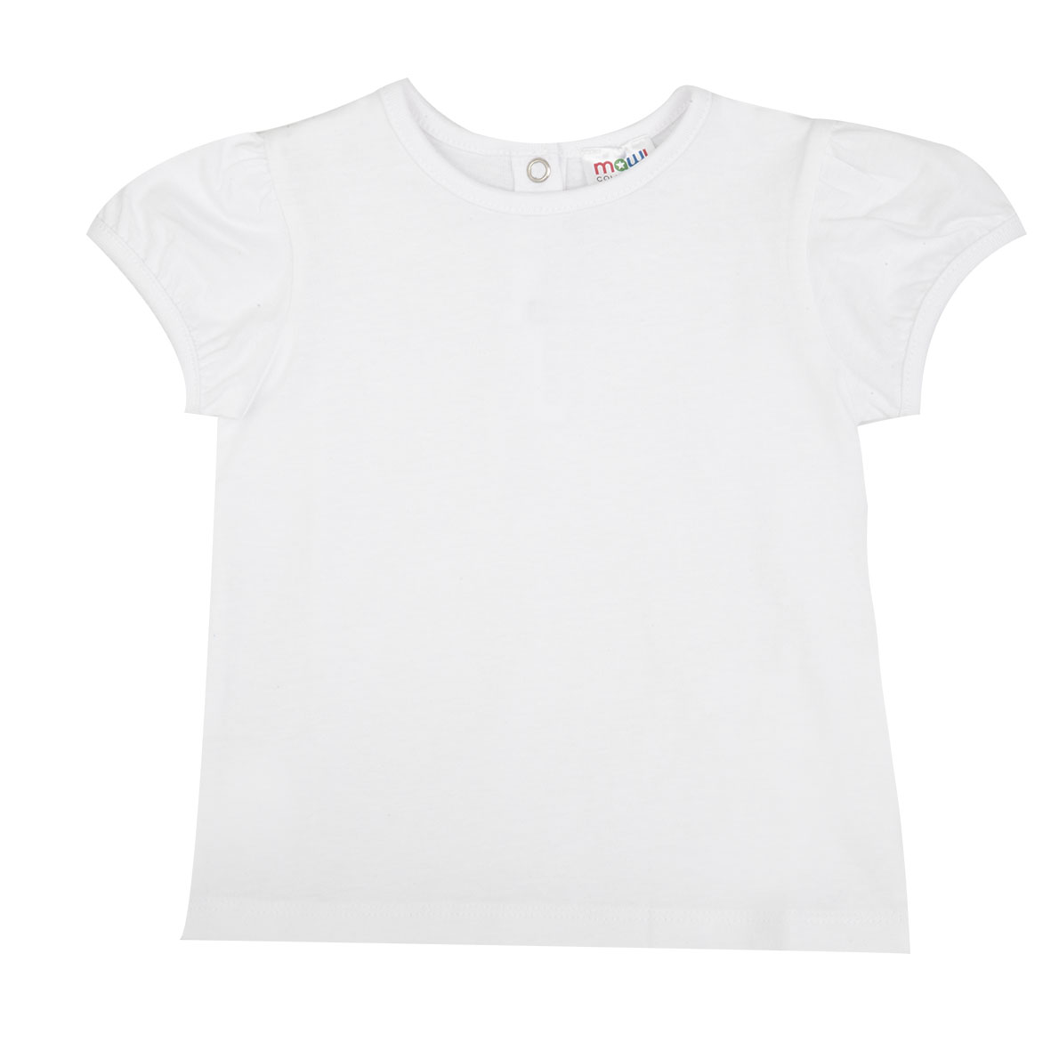 Toys Center Baby t-shirt basic bimba bianca girocollo