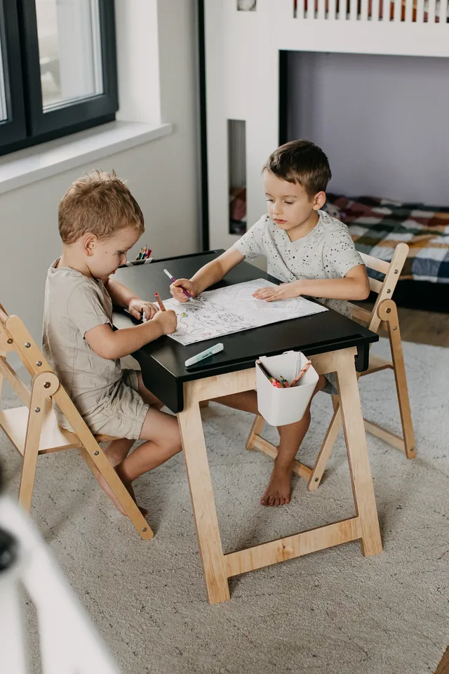 The Dida Tavolo Montessori Sensoriale Legno Betulla