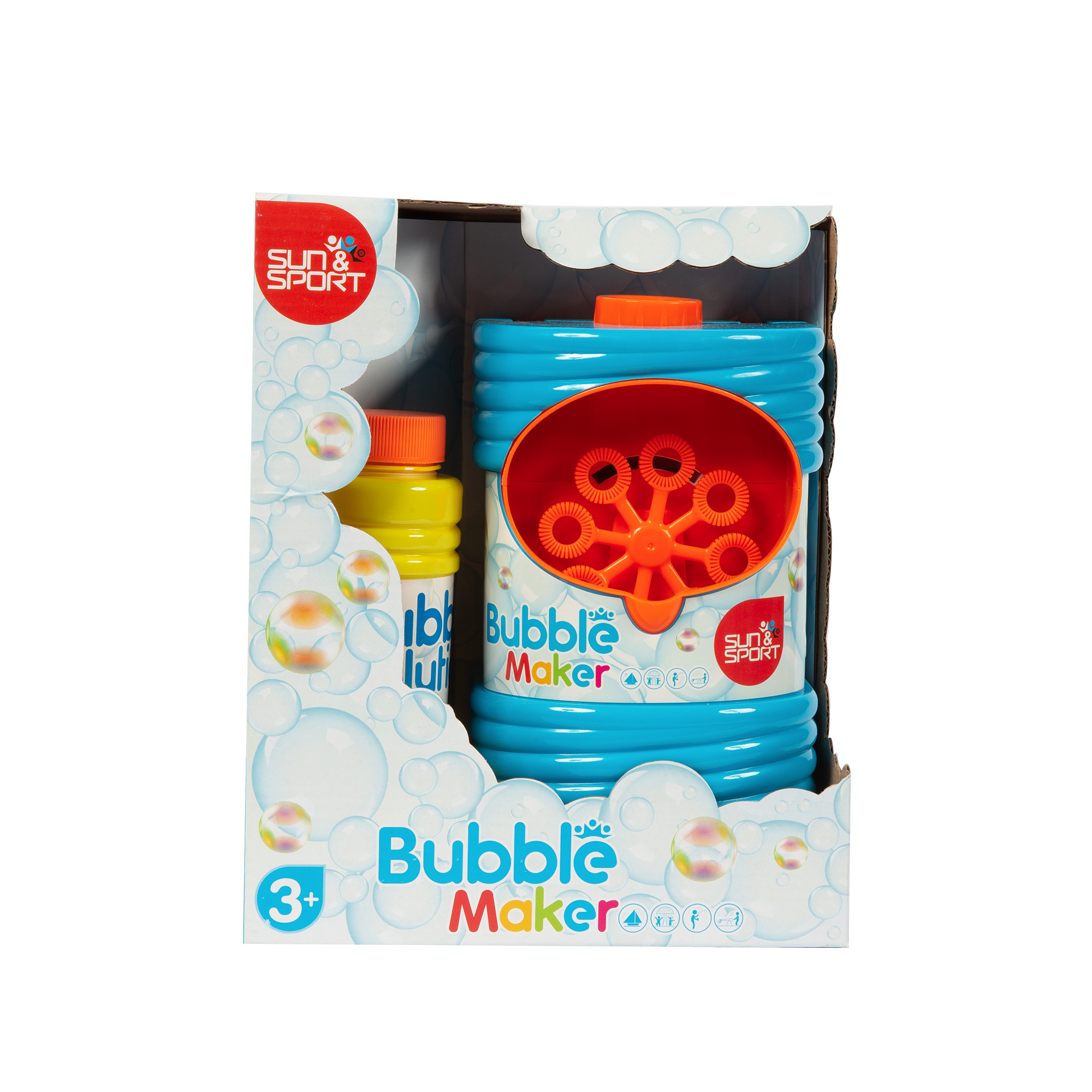 Bubble Maker Macchina Sparabolle con Flacone 236 ml