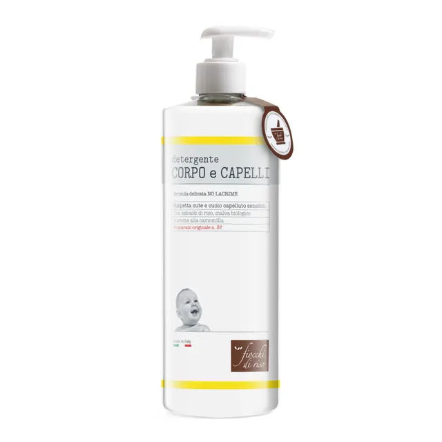 Fiocchi di Riso Detergente Corpo e Capelli Camomilla 750 ml
