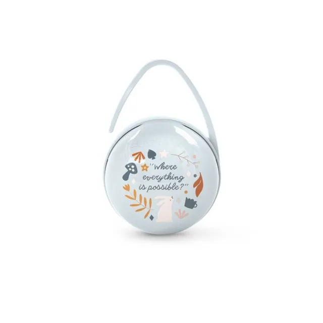 Suavinex Wonderland Portasucchietto Duo Azzurro 2 Ciucci