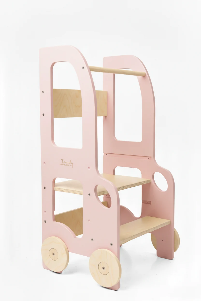 The Dida Torre Apprendimento Regolabile Rosa