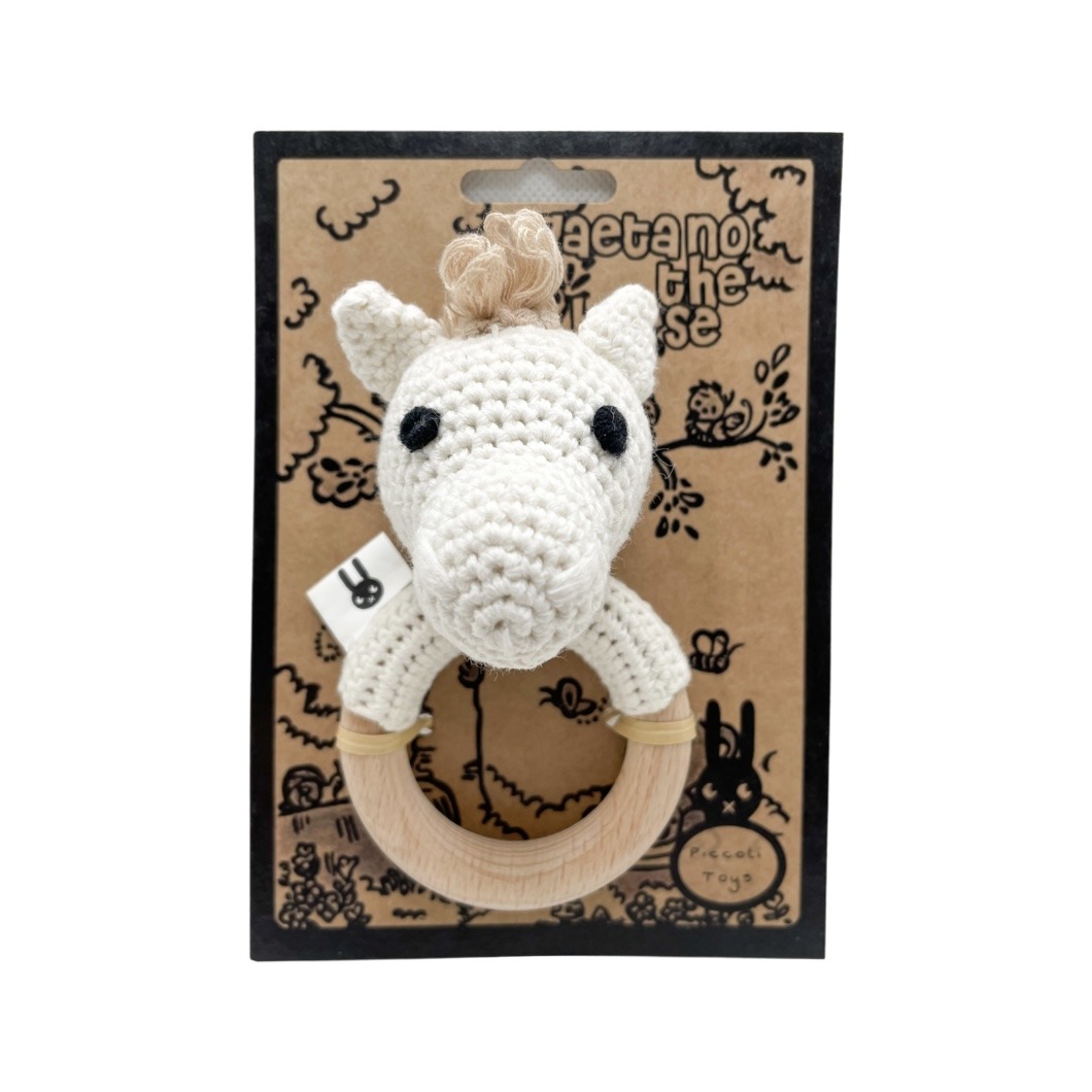 Piccoli Toys Sonaglio Uncinetto Gaetano il Cavallo cotone