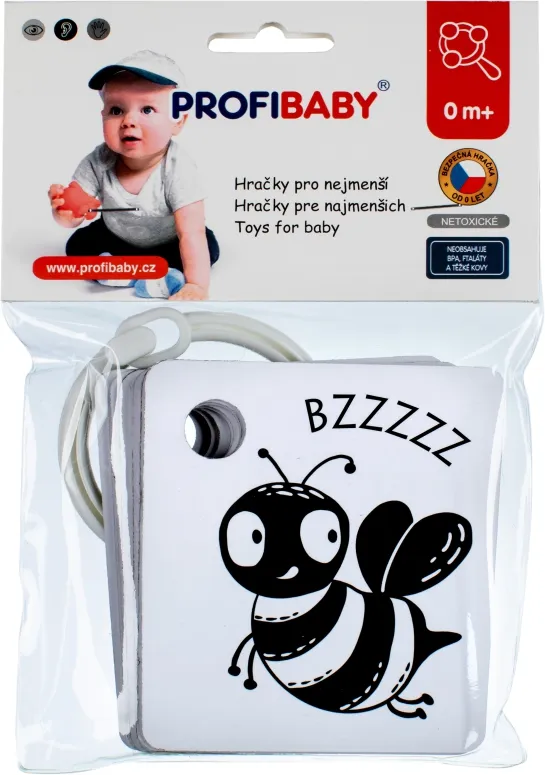 Profibaby Carte contrasto neonato animali