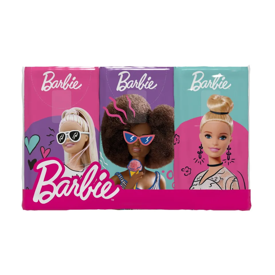 Barbie fazzoletti di carta vaniglia 6 pezzi 4 veli