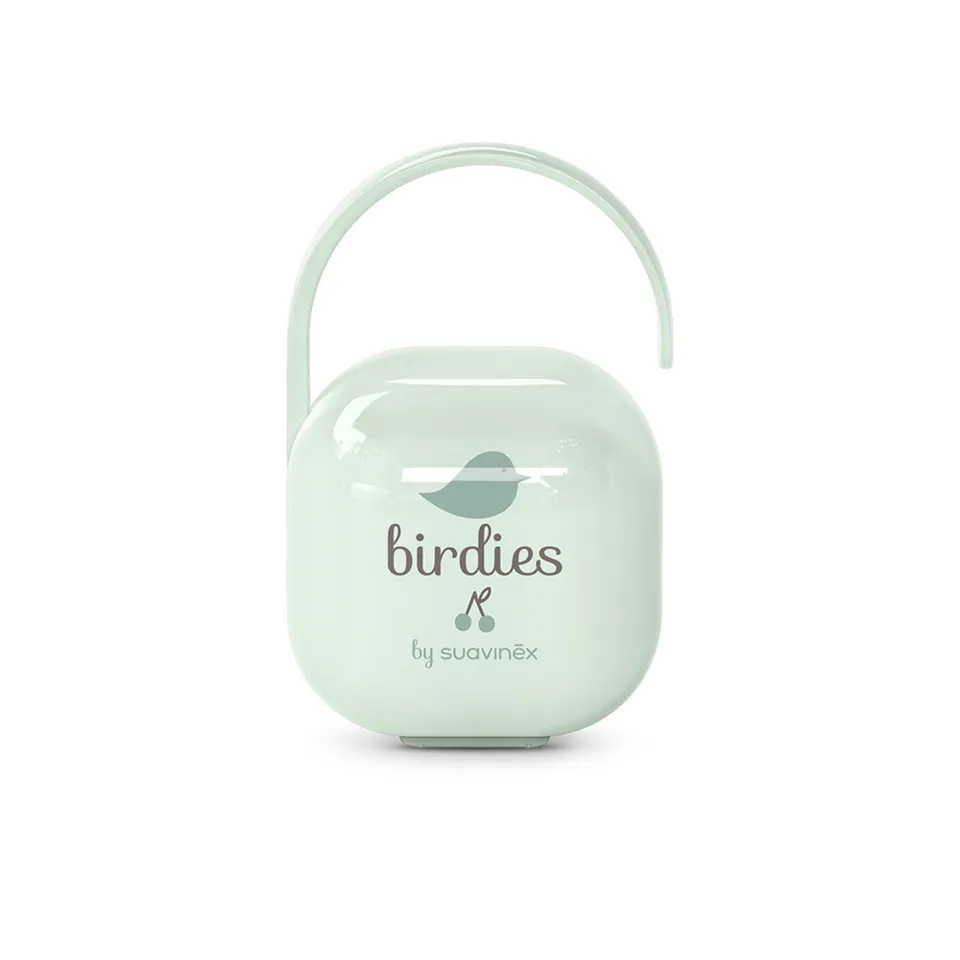 Suavinex Birdies scatolina portaciuccio verde