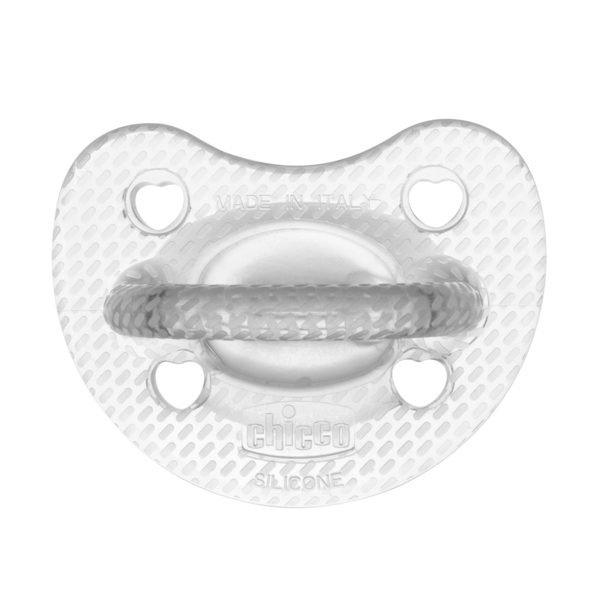 Chicco Physio Crystal ciuccio silicone 6-16 mesi 2 pz