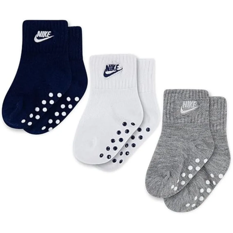 Nike Futura Calzini Bimbo 3 Paia Antiscivolo 12-24M