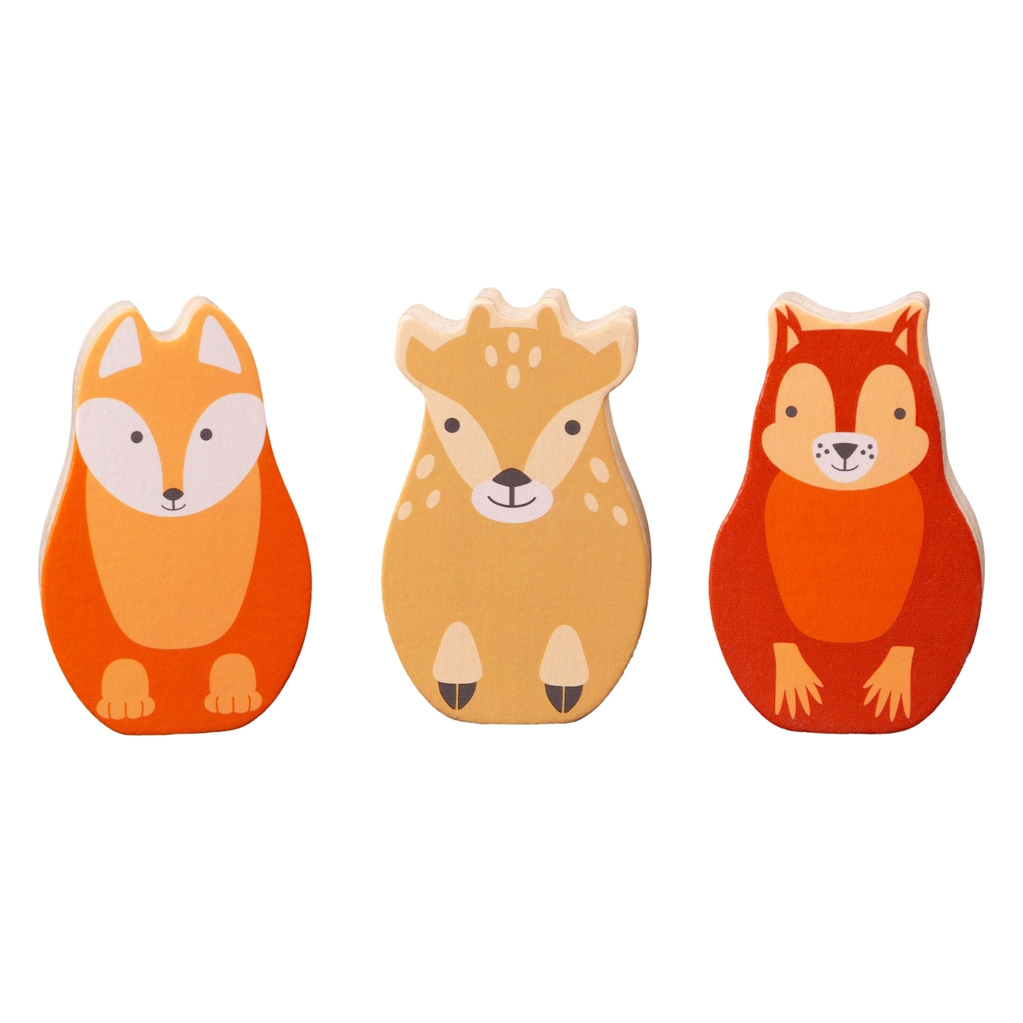 Rosa & Bo Toadstool Casa Fungo in Legno con 6 Woodlies