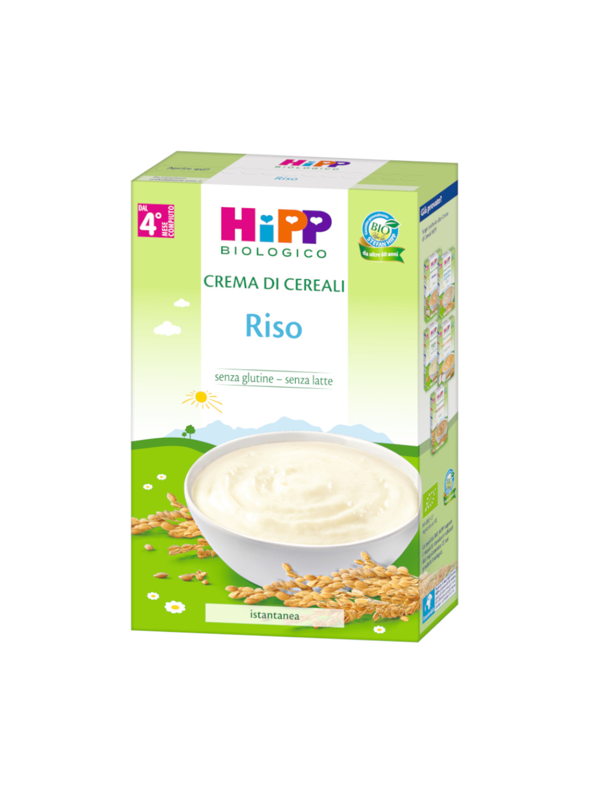 HiPP Crema di Riso Cereali Bio 200 g Senza Glutine