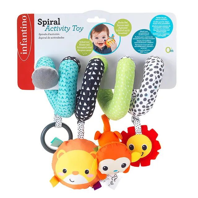 Toys Center Baby Spirale Gioco Tessuto con Sonaglini