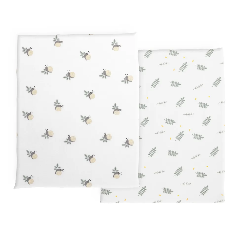 Chicco Next2Me Set lenzuola bambù greenery