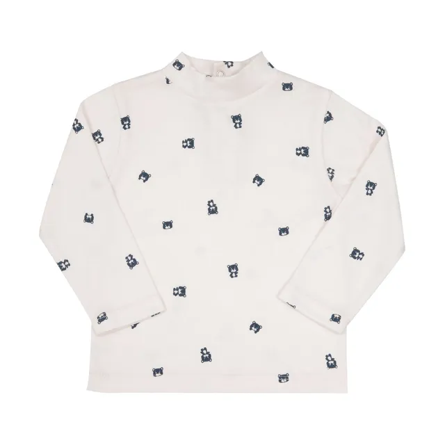 Lupetto bimbo maglia panna orsetti interlock